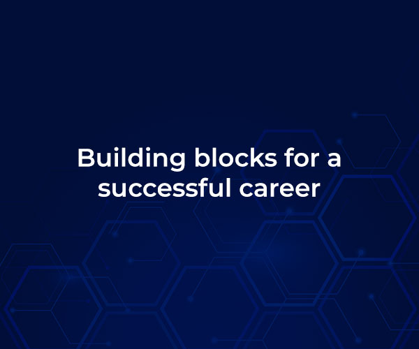 Building blocks for a successful career